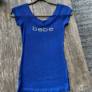 Bebe Rhinestone T-Shirt
